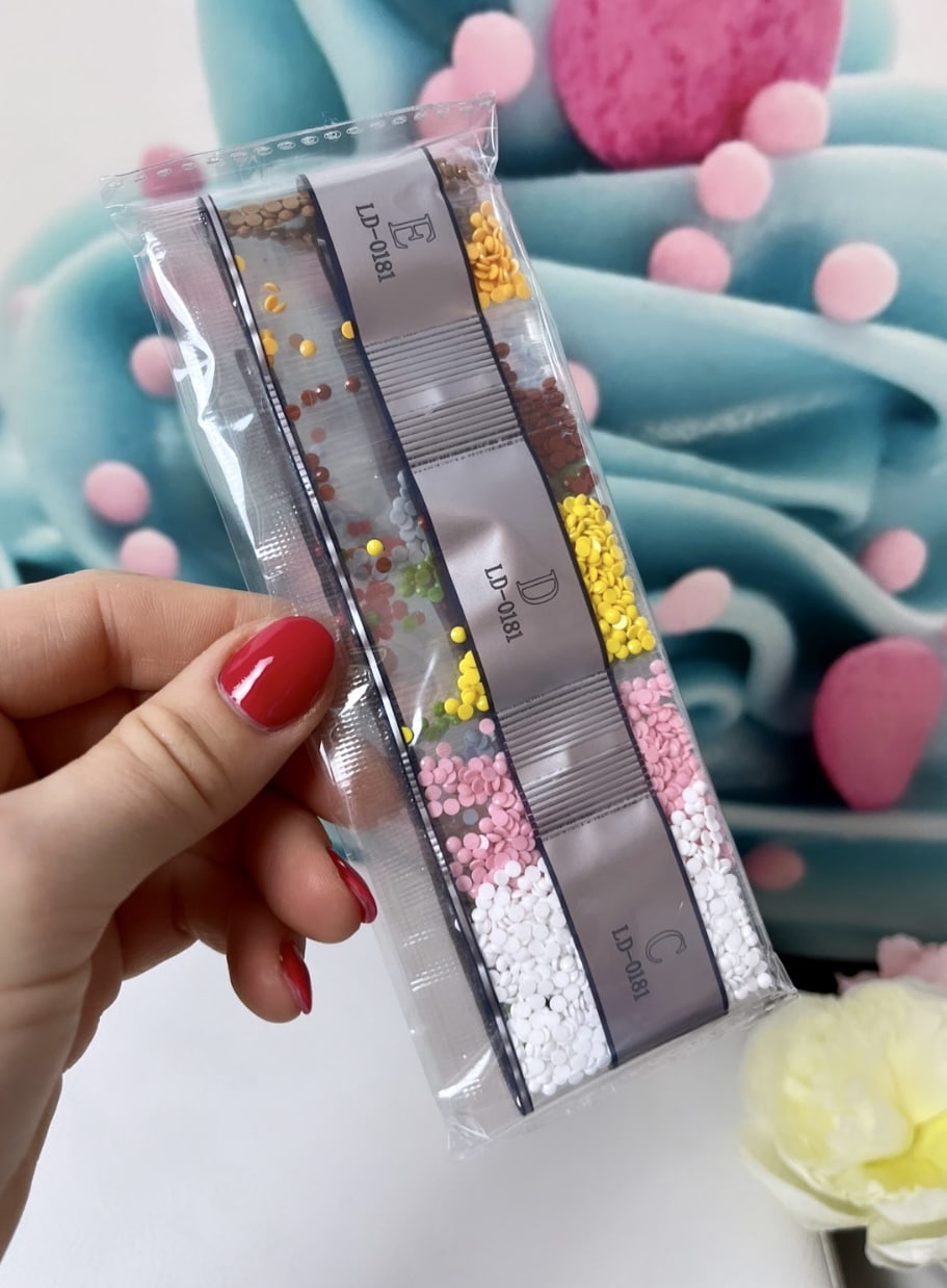 Diamond Painting Sticker Set "Sommer-Pinguin" 11 Stück