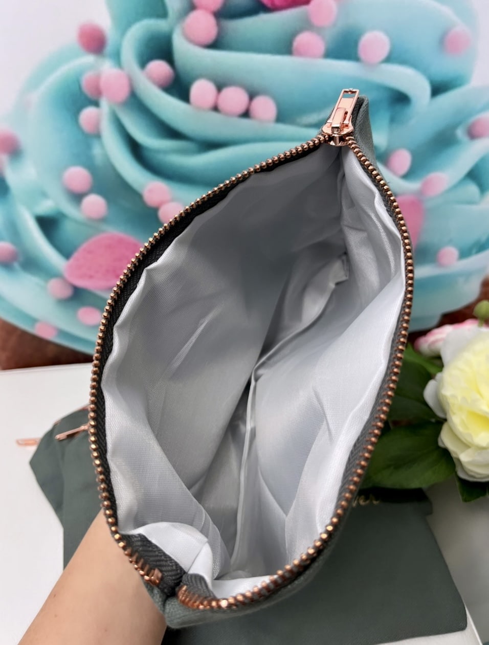 Diamond Painting Tasche "Diamond Painting Lover" (grau)