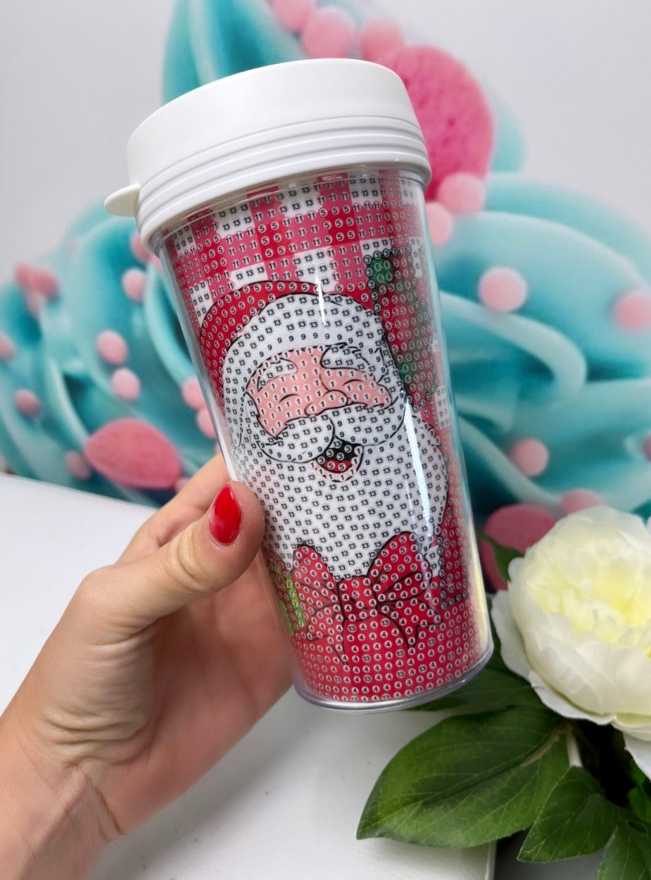 Diamond Painting Cup XMAS "Santa Claus" Trinkbecher 470ml (C26)