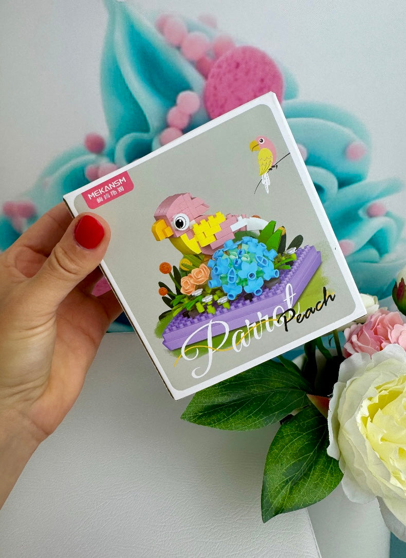 Building Blocks - "Papageien" - Klemmbausteine (6Sets)