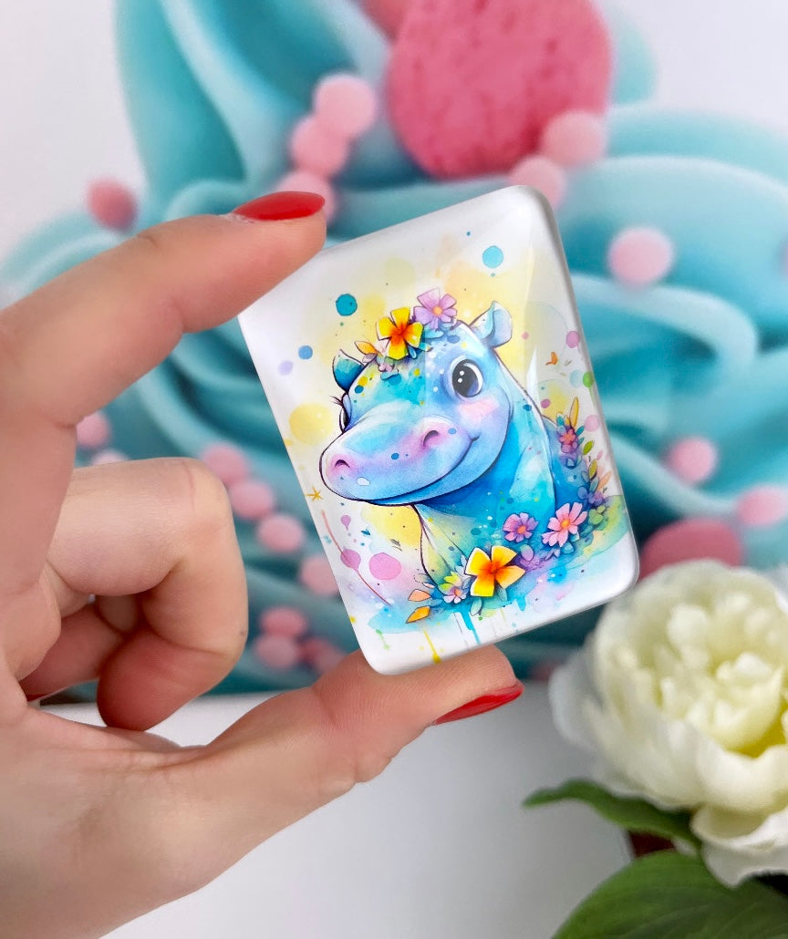 Diamond Painting Cover Minder "Hippo" (CM)