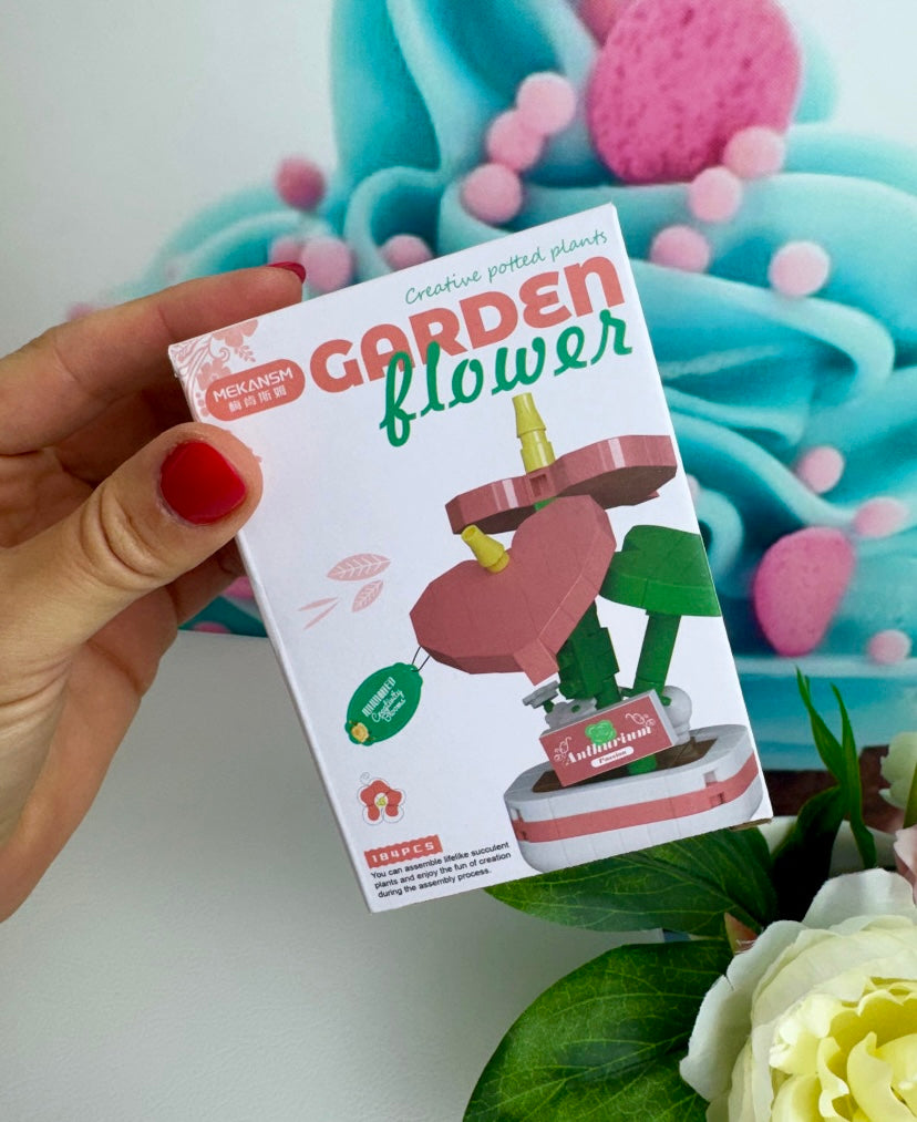 Mini Building Blocks - "Blümchen" - Klemmbausteine (9Sets)