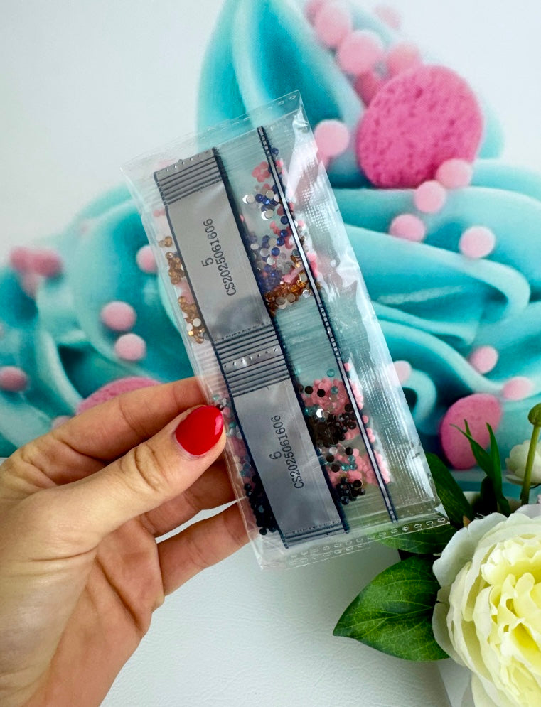 Diamond Painting Aufsteller Schnubbi "Skate Flamingo" 13x20cm