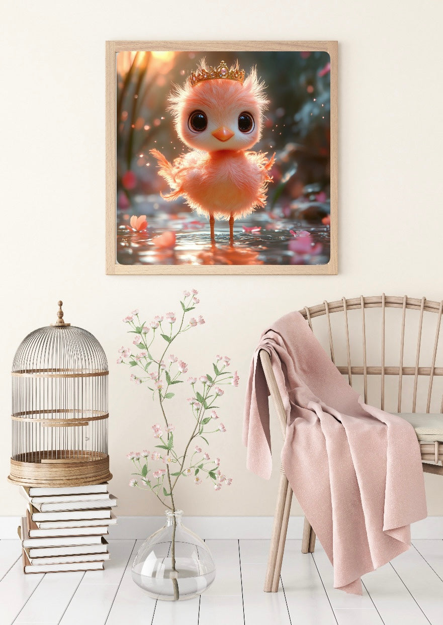 Diamond Painting Bild - Küken "Pippa" von TiniSchnickschnack 50x50cm (inkl. Feenstaub) TSS-648