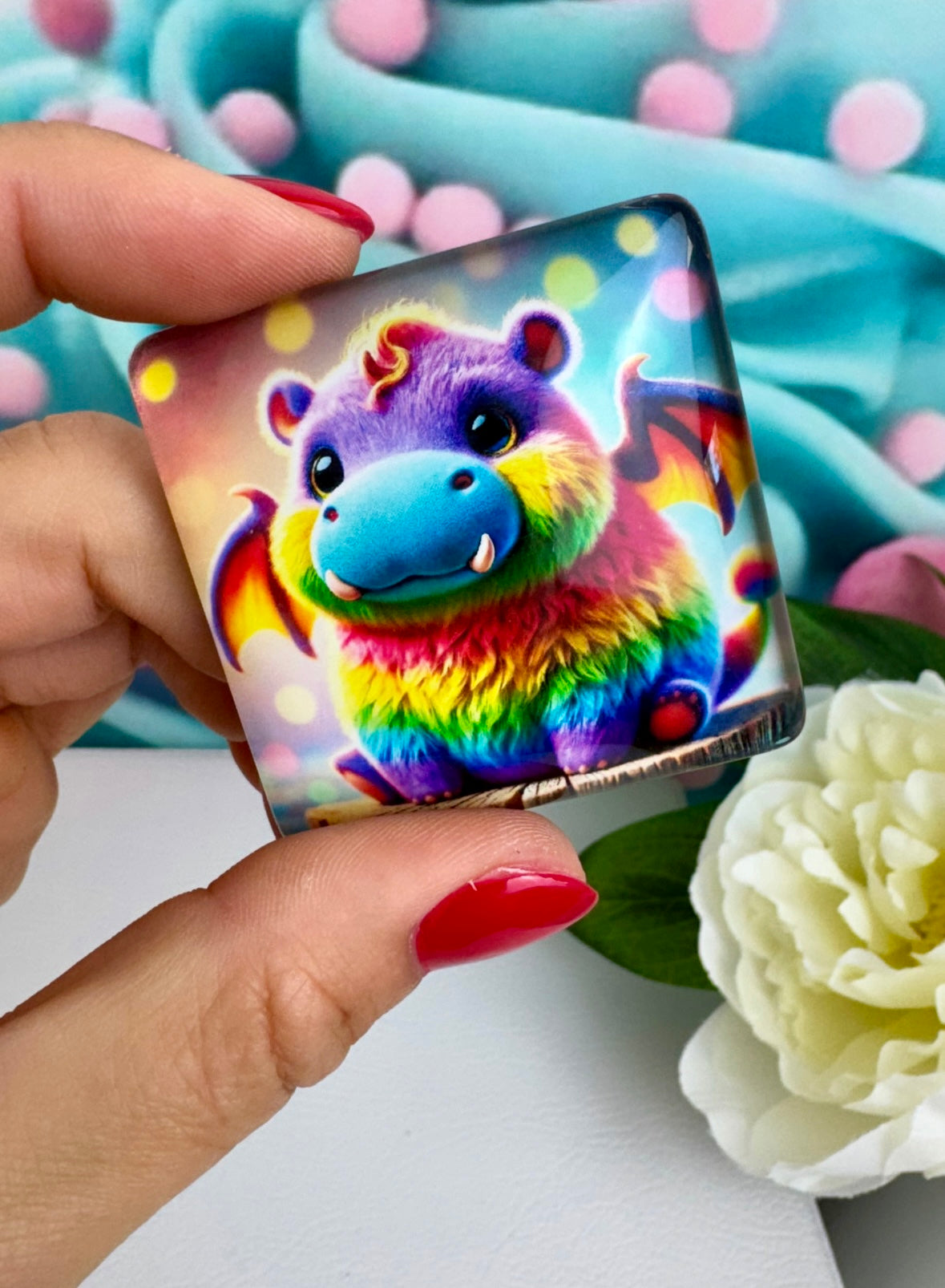 Diamond Painting Cover Minder Knuffelmonster "Hugo" (CM)