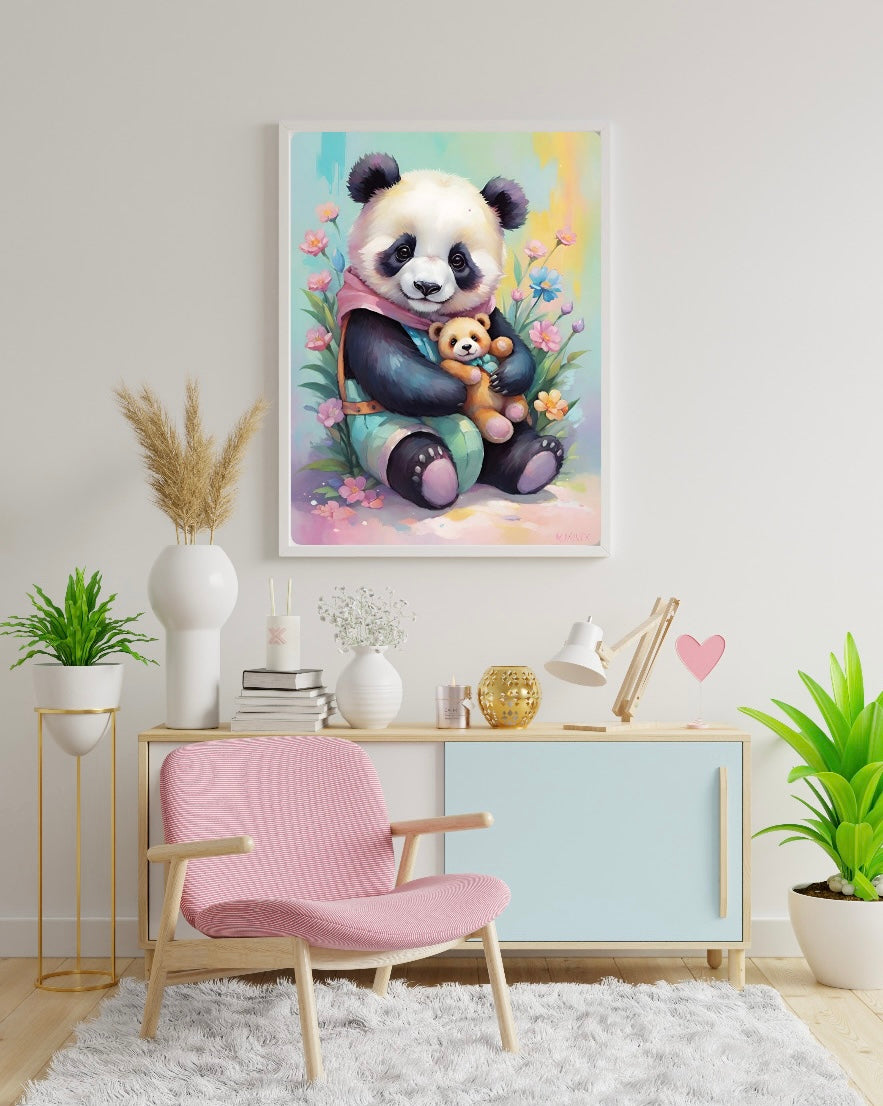 Diamond Painting Bild "Kuschelpanda" von TiniSchnickschnack 30x40cm (inkl. Feenstaub) TSS-631