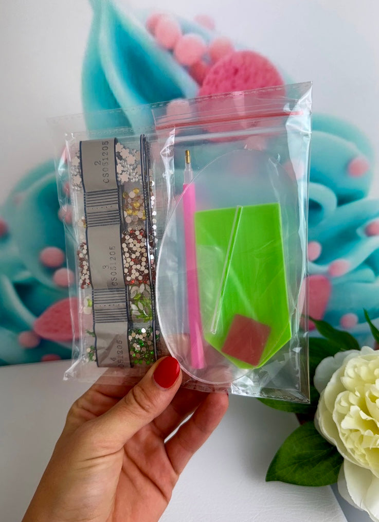 Diamond Painting XMAS Aufsteller "Christmas Snowman" 23x24cm (AH205)