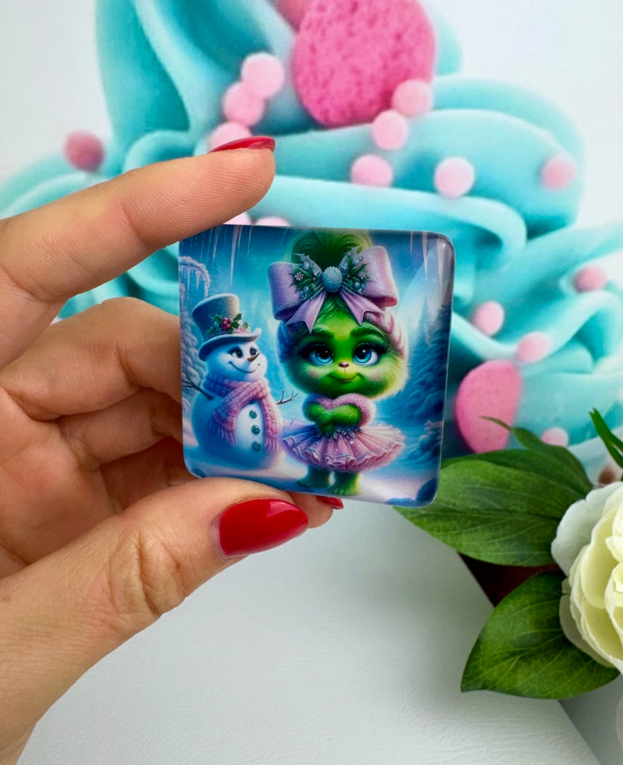 Diamond Painting Cover Minder "Mina Schneefluff" (CM)