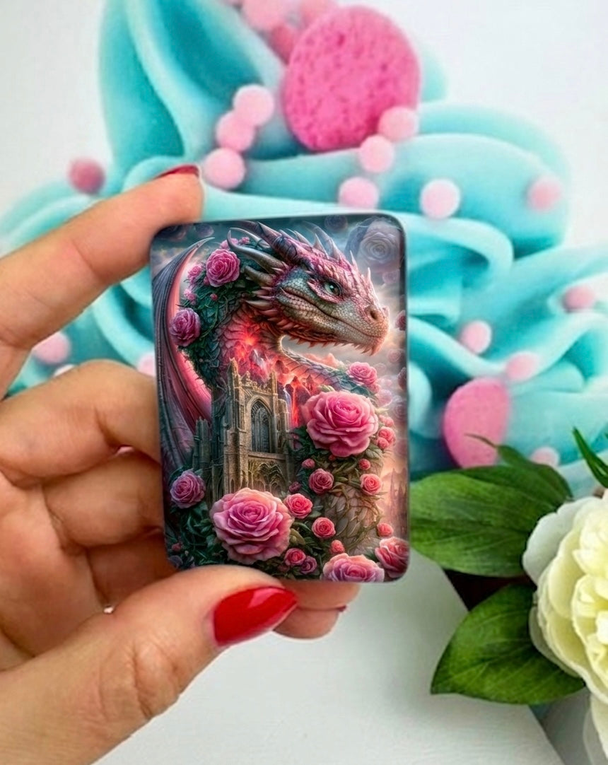 VORVERKAUF! Diamond Painting Cover Minder "Dragon of Roses" (CM)