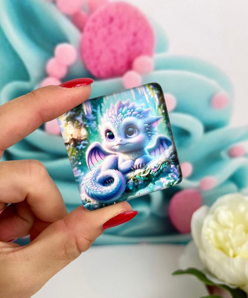 Diamond Painting Cover Minder "Eisdrache" (CM)