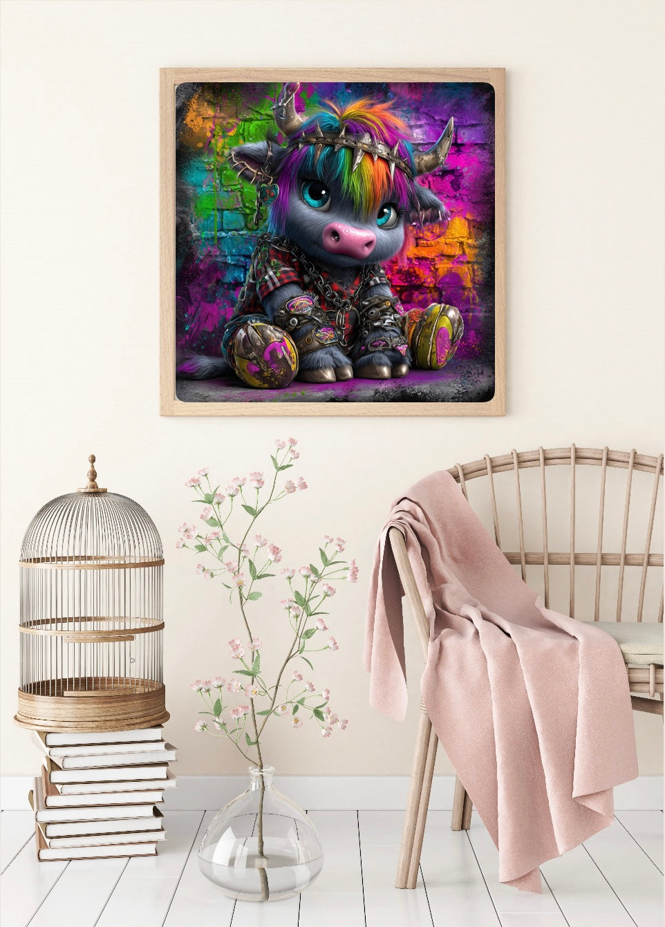 Diamond Painting Bild "El Roccorino" von AI-Artist Elly_a.i (Sondersteine-Special) 50x50cm TSS-908