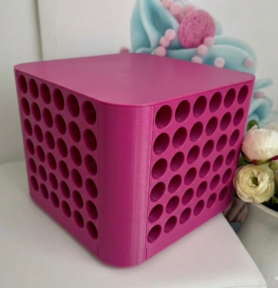 Diamond Painting "Diamond Wall Drehturm" Steinchenturm (wahlweise für 144 oder 288 Farben) - 3D-Druck (pflaume)