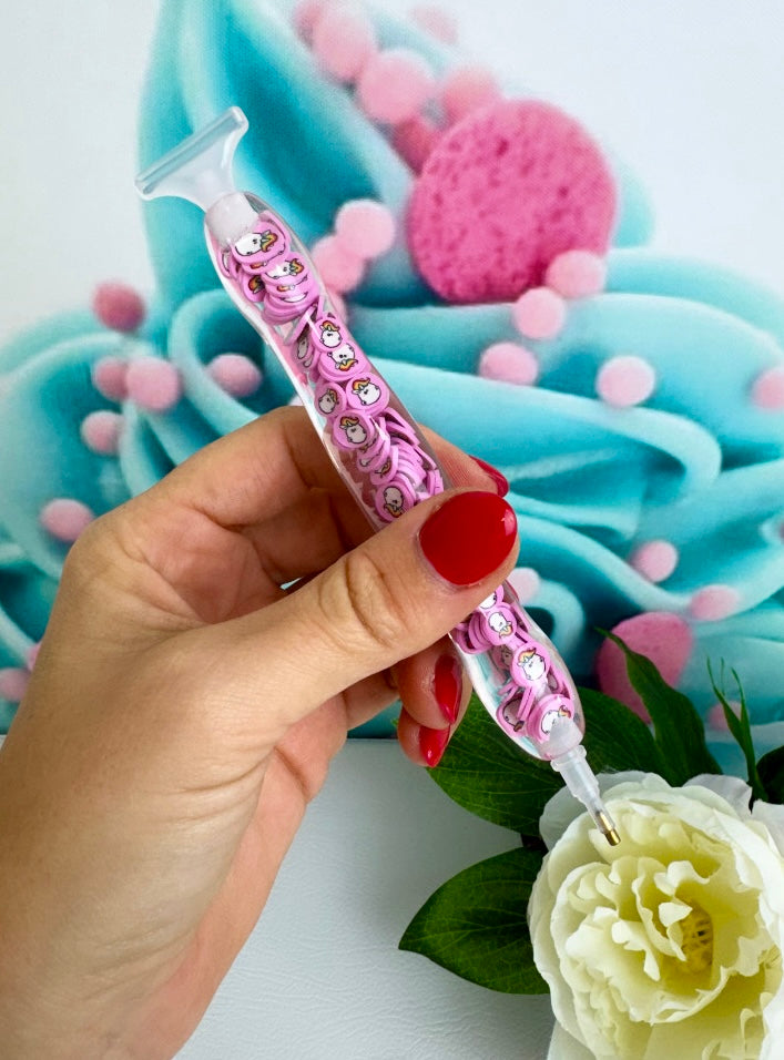 Diamond Painting Pummeleinhorn Harz Ergo-Stift "Pummeleinhorn" (rosa)