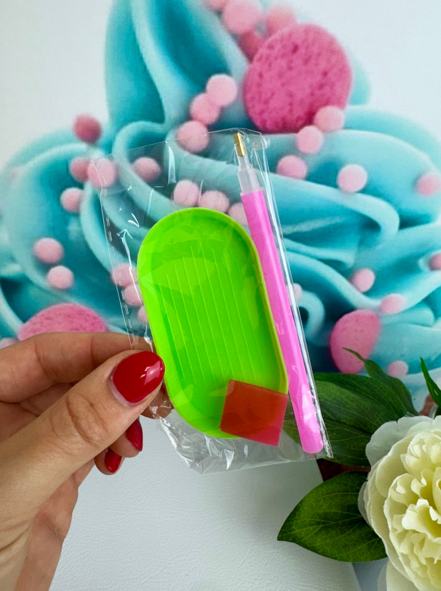 Diamond Painting Schnubbi Handy-Base "Weinhorn" 10x14cm (B003)