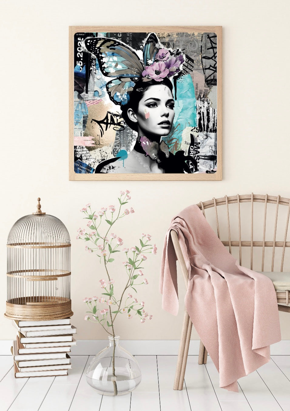 VORVERKAUF! Diamond Painting Bild "Metamorphose" von Artist LEO REBELLA 100x100cm