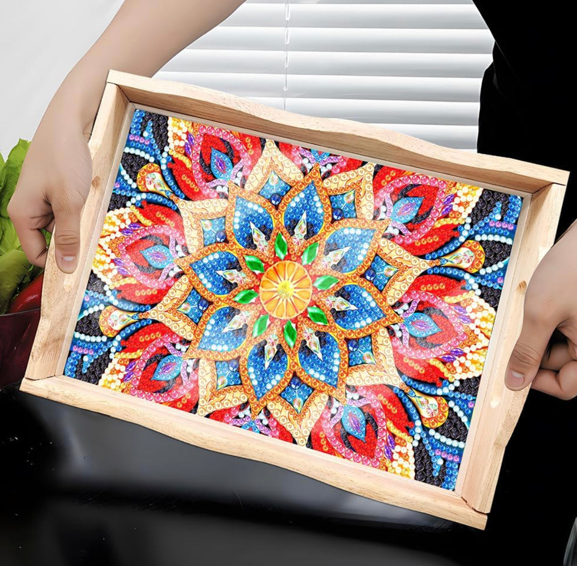 Diamond Painting Tablett -  Serviertablett 20x30cm