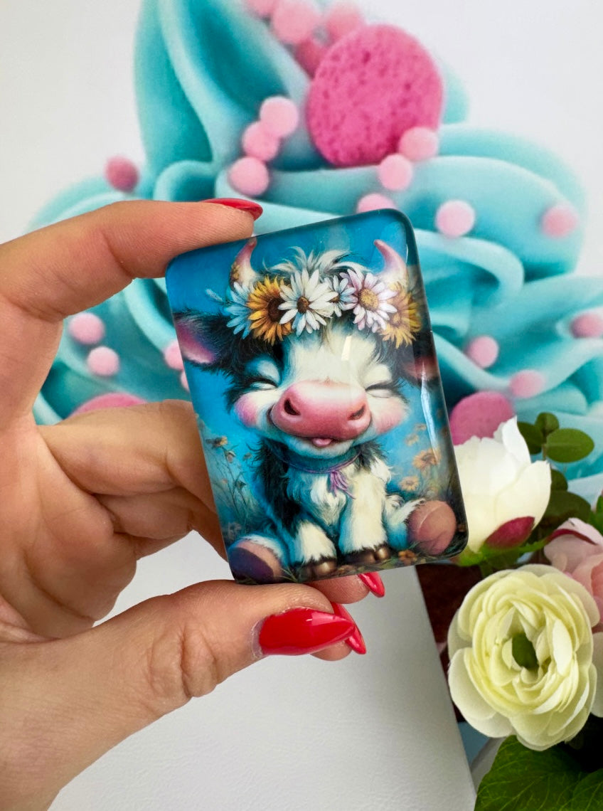 Diamond Painting Cover Minder "Kälbchen Nina" (CM)