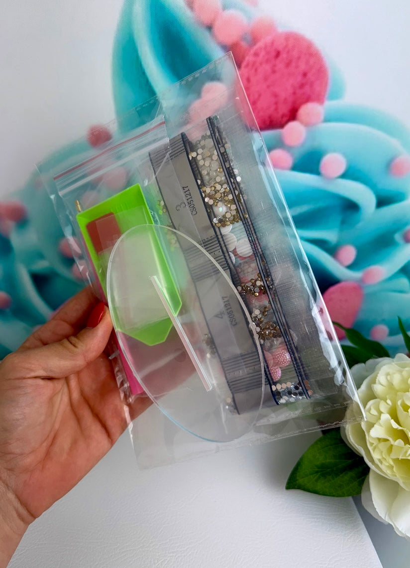 Diamond Painting XMAS Aufsteller Tannenbaum "Christkind" 20x24cm (AH217)