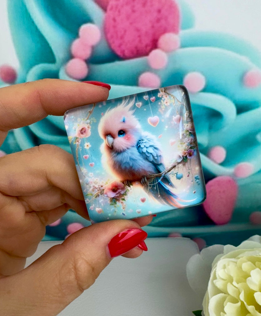 Diamond Painting Cover Minder Wellensittich "Sky" (CM)
