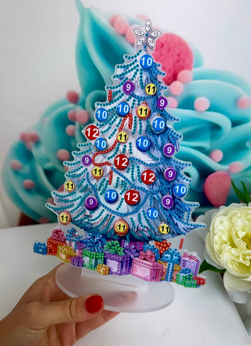*VORVERKAUF! Diamond Painting XMAS Aufsteller "Weihnachtsbaum" (B808)