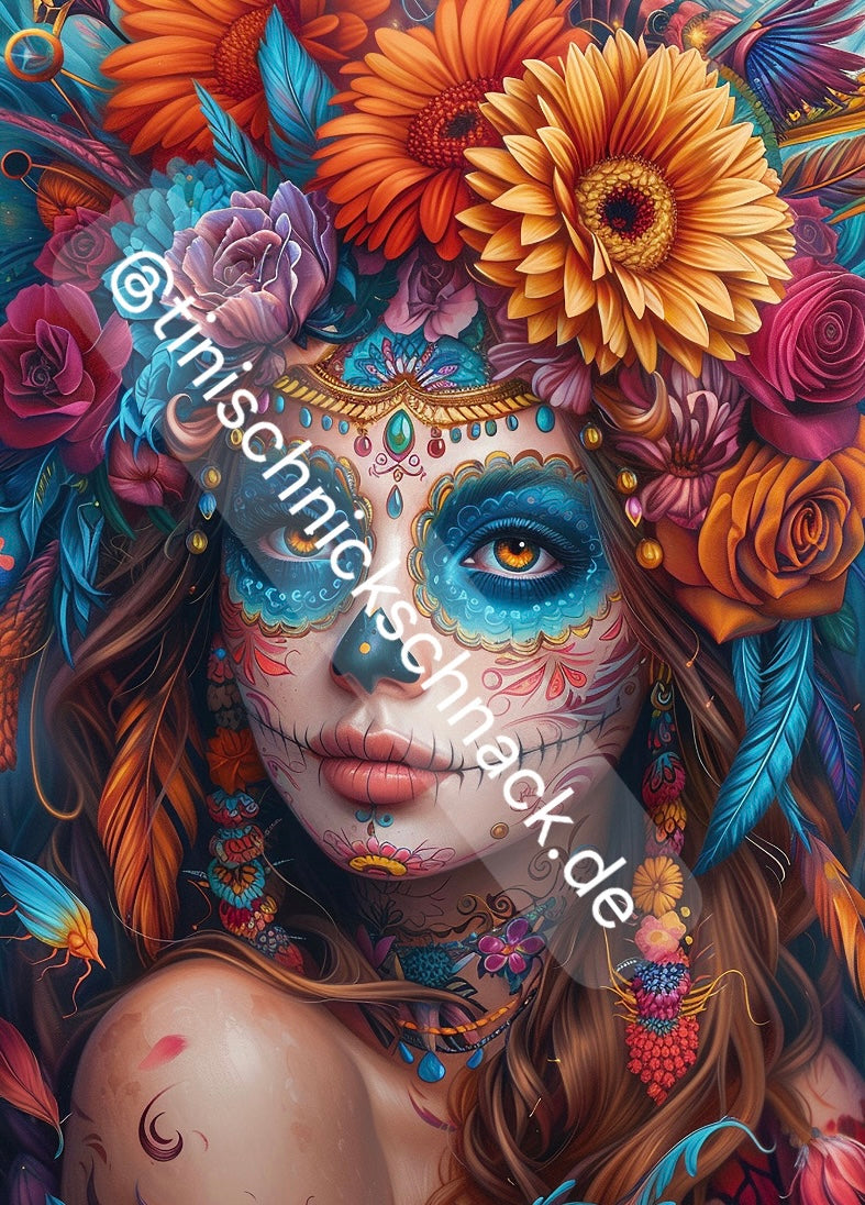 Diamond Painting Bild "Esperanza" von AI-Artist Sandrietta_ai (inkl. Feenstaub) 50x70cm TSS-592
