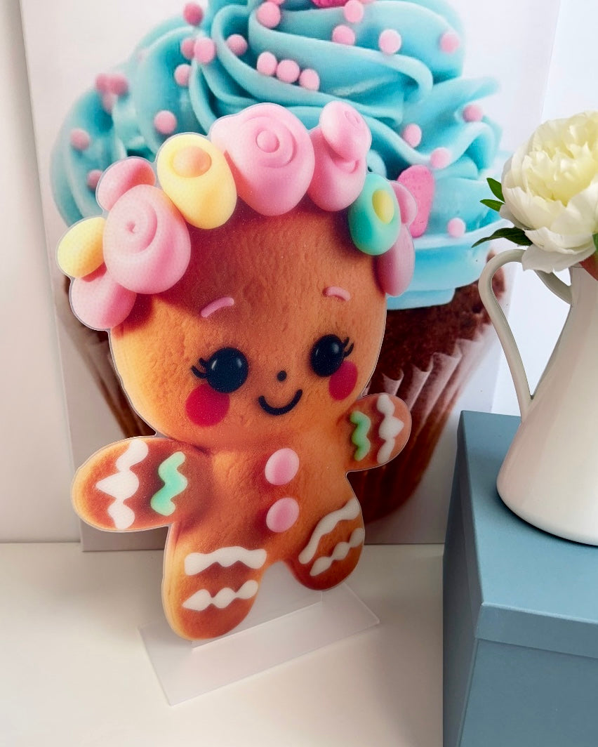 Diamond Painting XMAS XXL Aufsteller "Lebkuchenmännchen" 35x51cm (AH249)