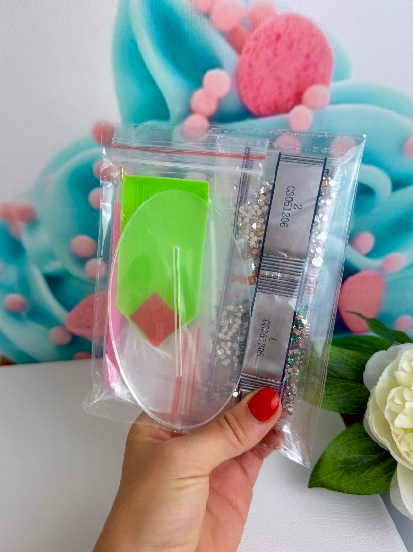 Diamond Painting XMAS Aufsteller "Weihnachtstruck" 22x23cm (AH206)