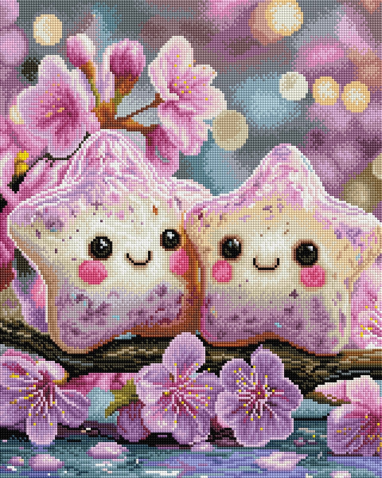 VORVERKAUF! Diamond Painting Bild "Sternenfreunde" von AI-Artist Sandrietta_ai (inkl. Feenstaub) 40x50cm TSS-751