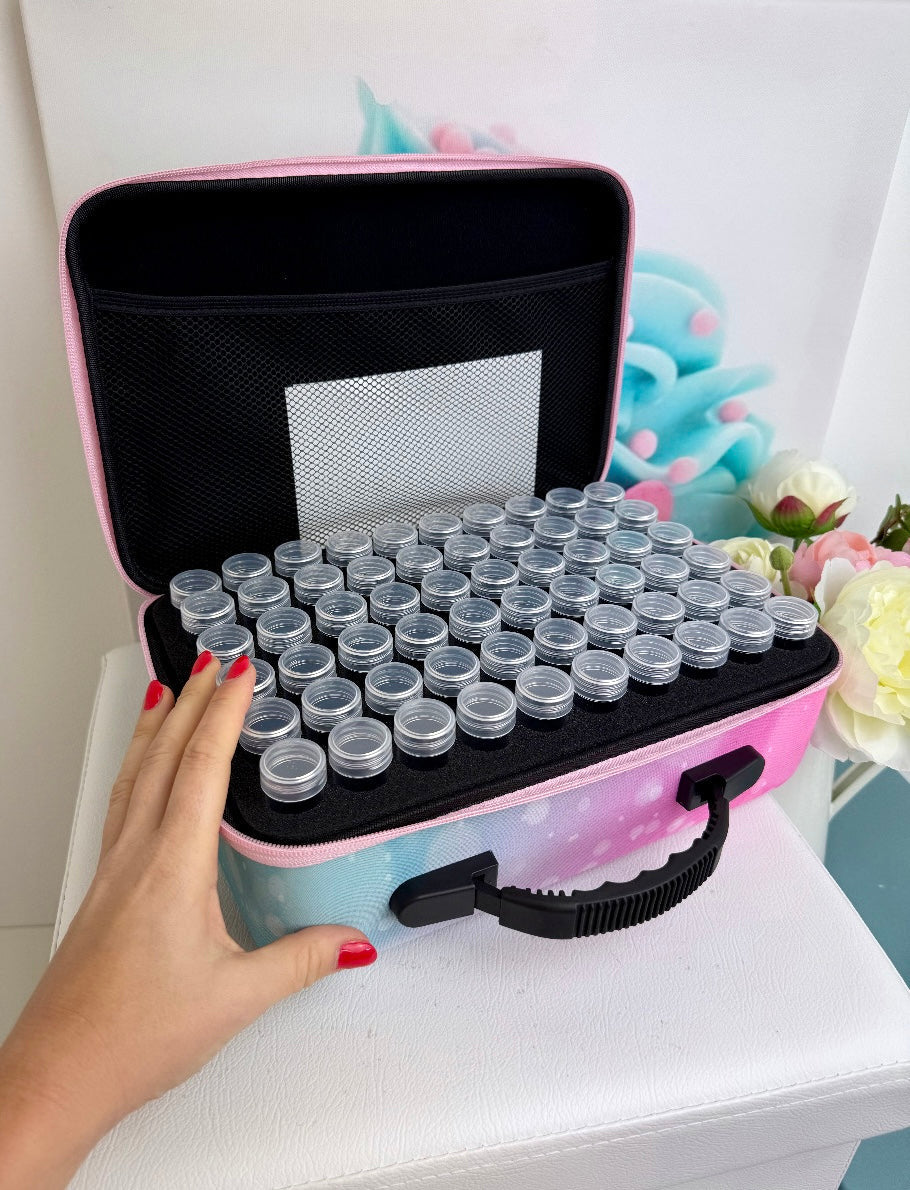 Diamond Painting TiniSchnickschnack Koffer für Steine - 120 Aufbewahrungsdosen