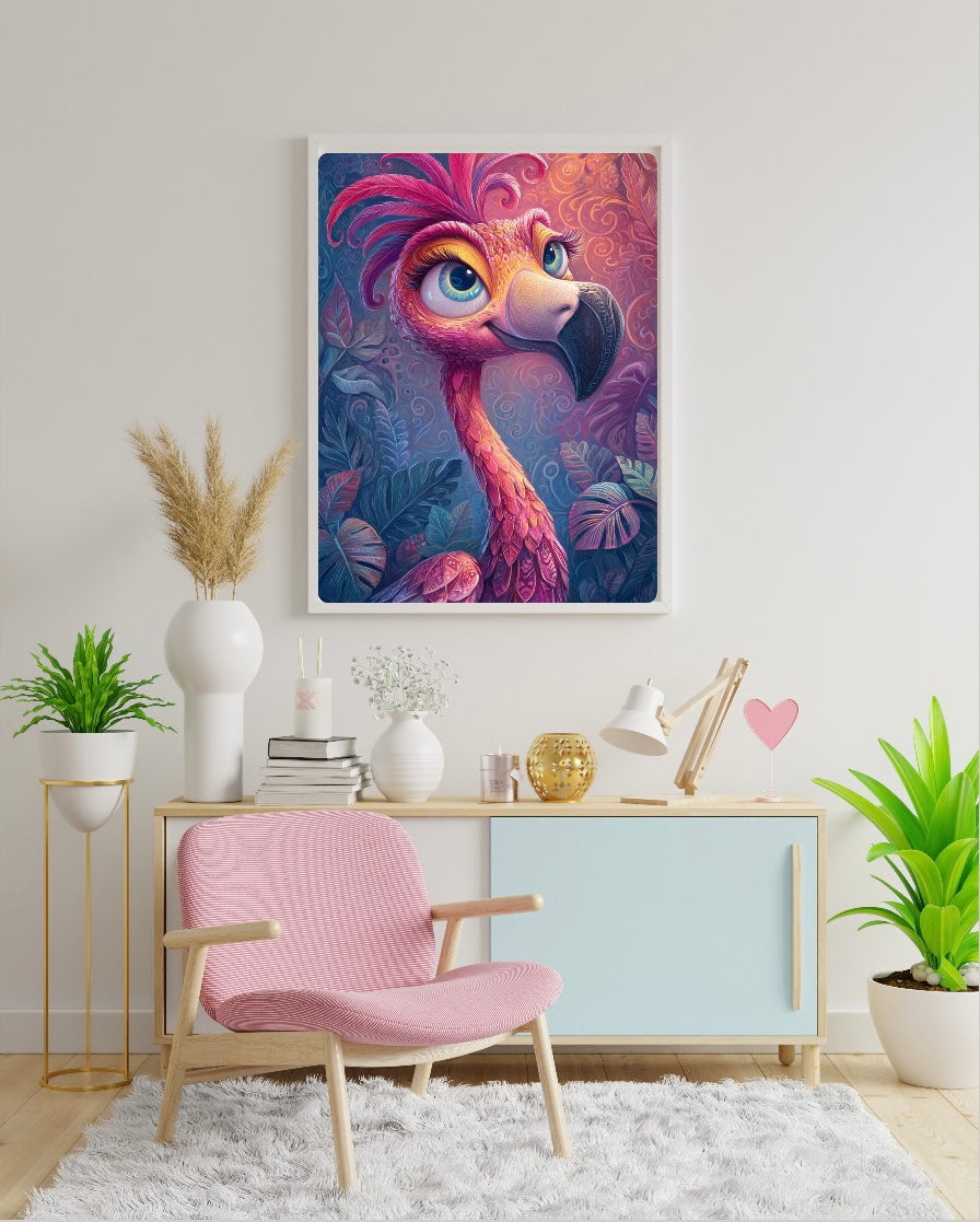 Diamond Painting Bild Fabelwesen Portrait "Noxie" von AI-Artist Sandrietta_ai (inkl. Feenstaub) 30x40cm TSS-709