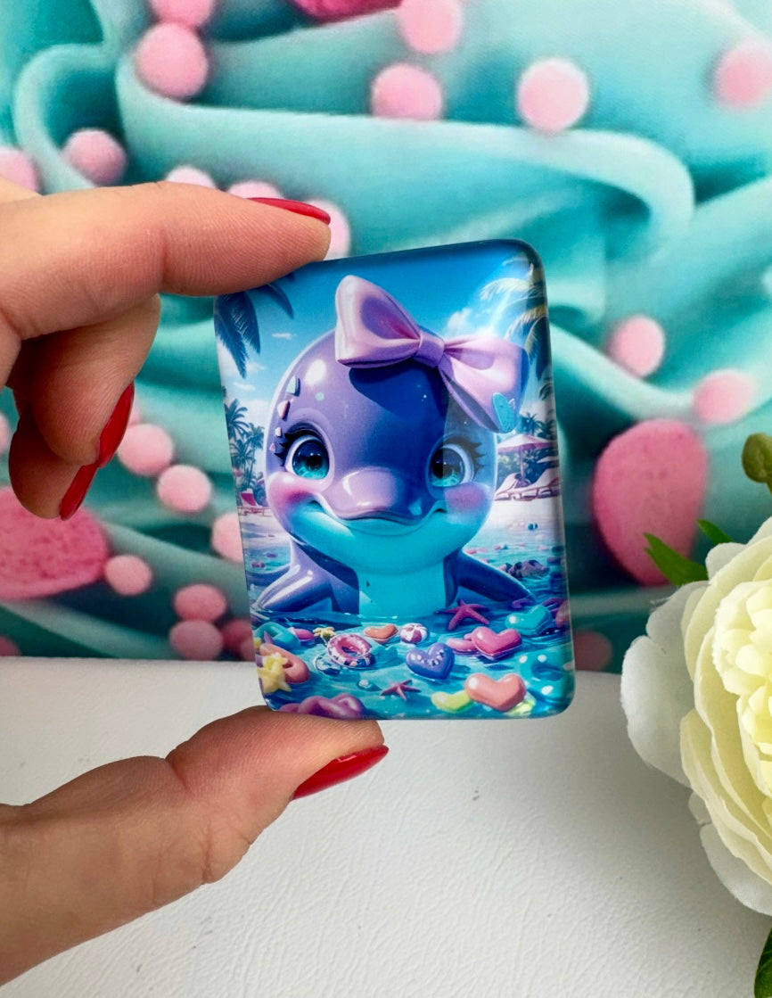 Diamond Painting Cover Minder Delfin "Daphne" (CM)