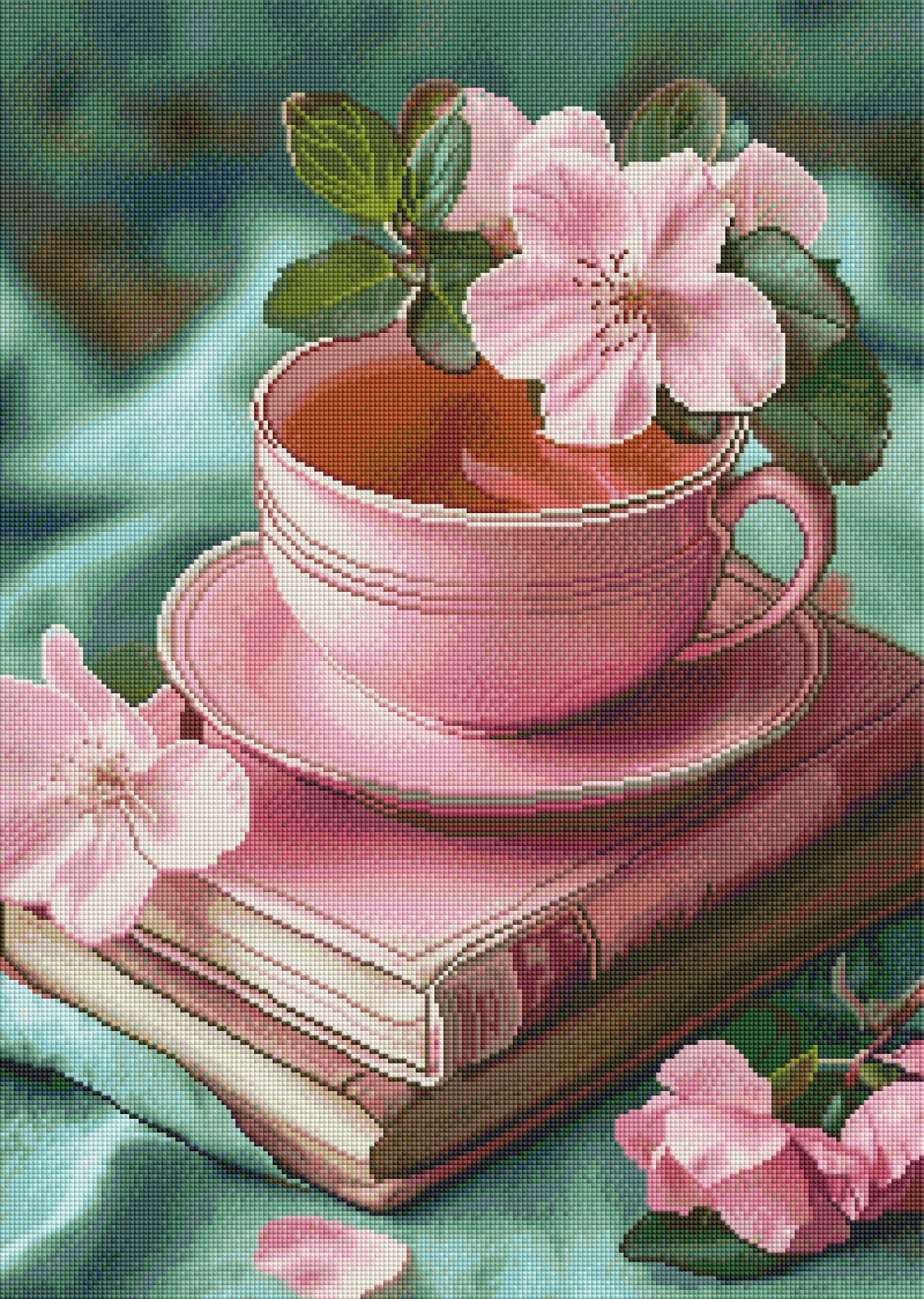 Diamond Painting Bild "Büchertraum" von TiniSchnickschnack 50x70cm (inkl. Feenstaub) TSS-652