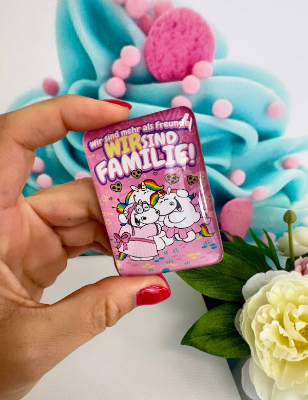Diamond Painting Cover Minder (PTB9) Pummeleinhorn "Familie" (CM)