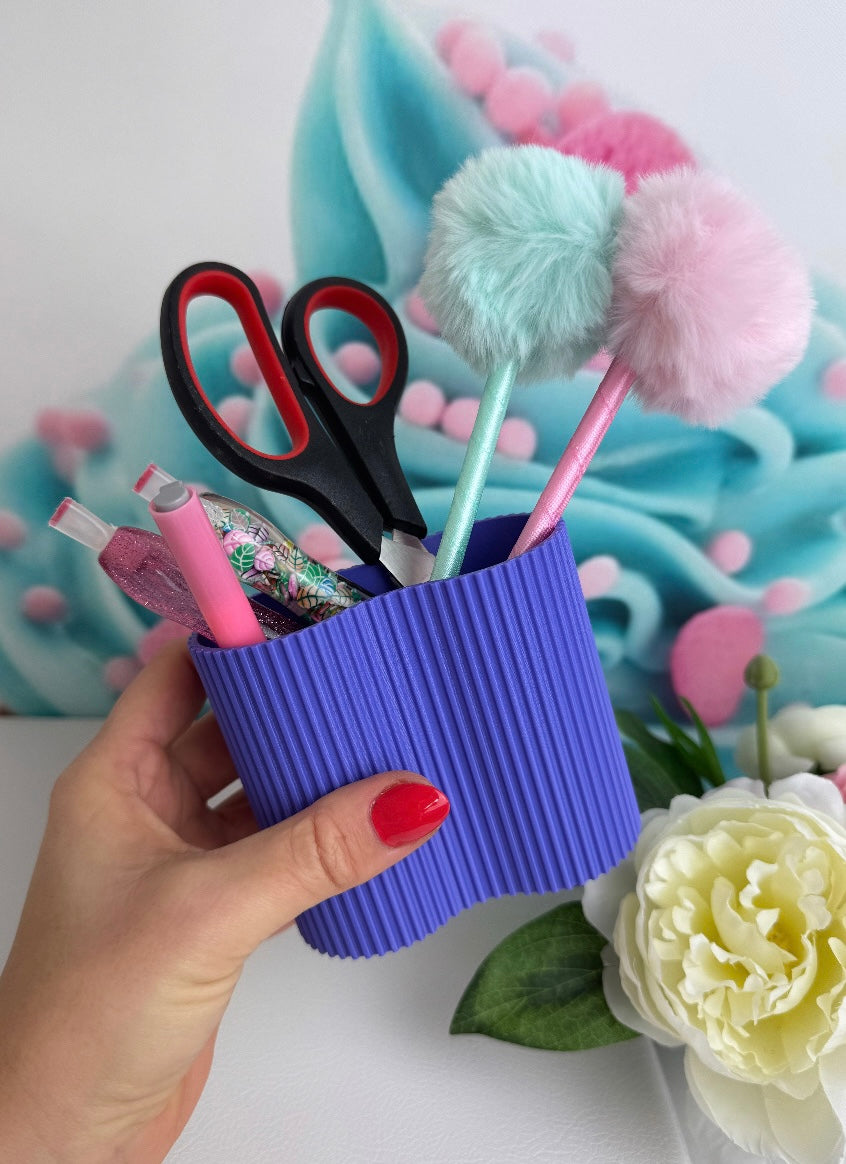 Diamond Painting TiniSchnickschnack "Stiftebecher" (Aufbewahrung / lila) 3D-Druck