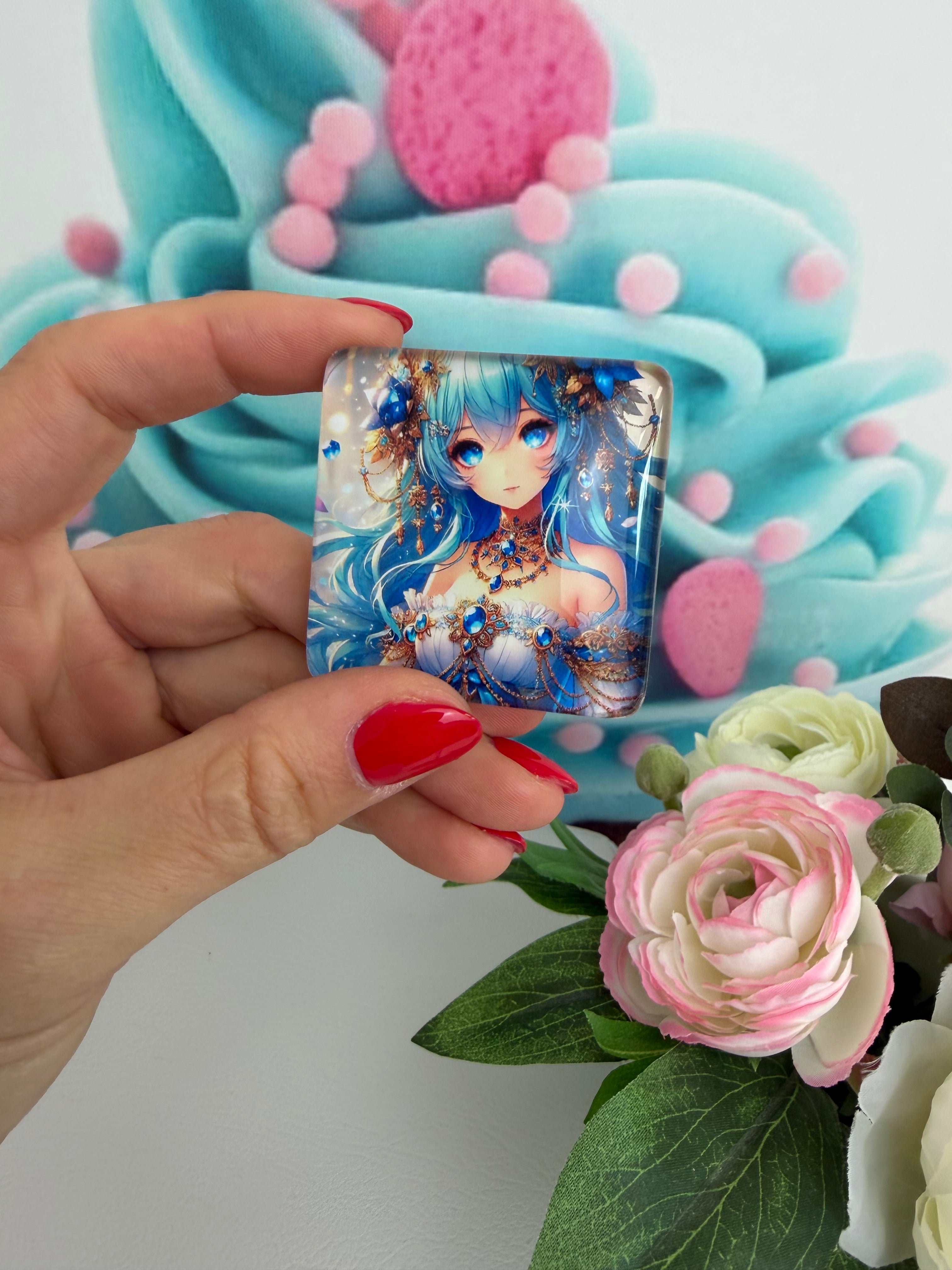 Diamond Painting Cover Minder „Mizuki Blue" (CM)