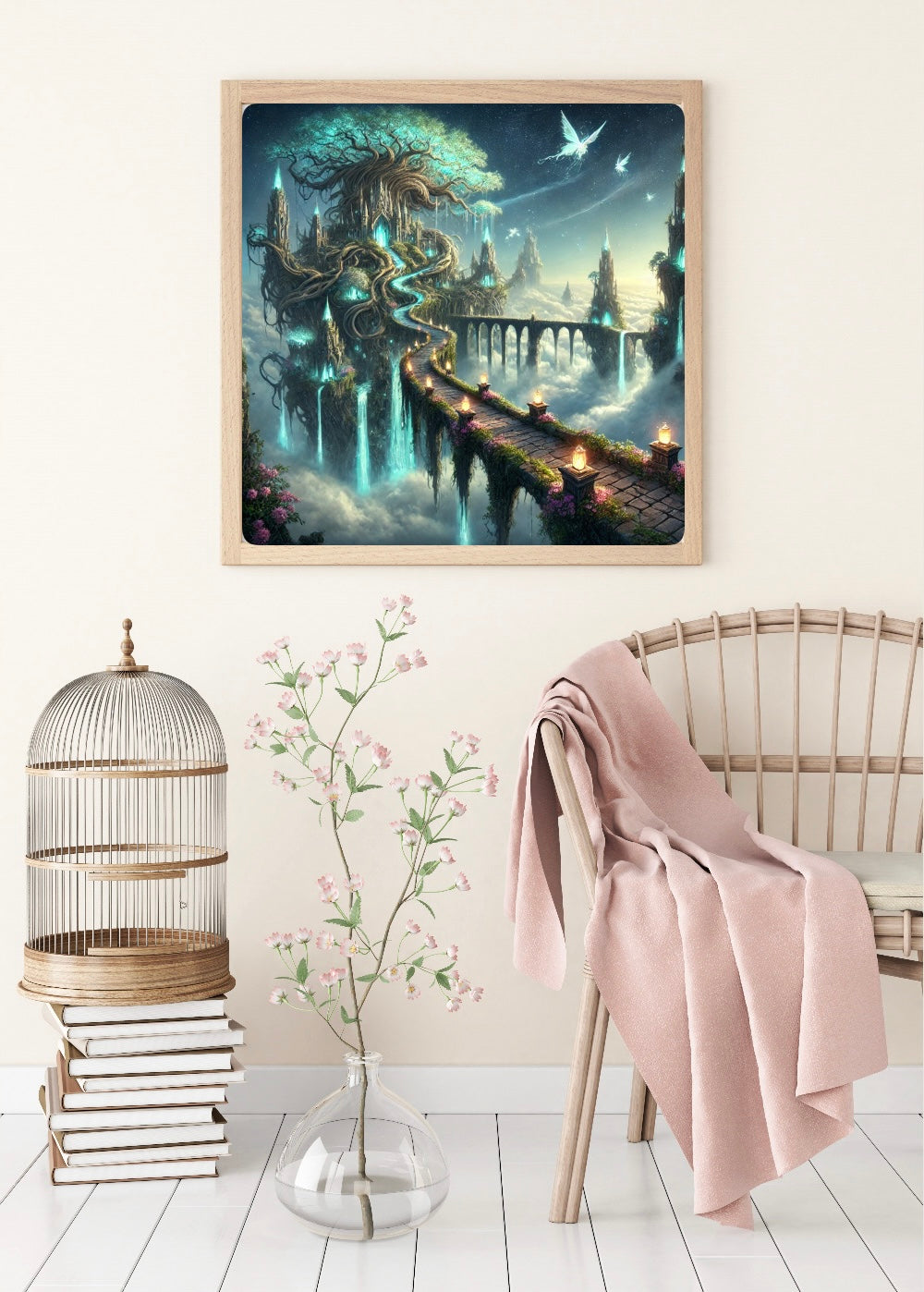 Diamond Painting Bild "Pfad zum Weltenbaum" von TiniSchnickschnack 50x50cm (Sondersteine-Special) TSS-844 (M03)
