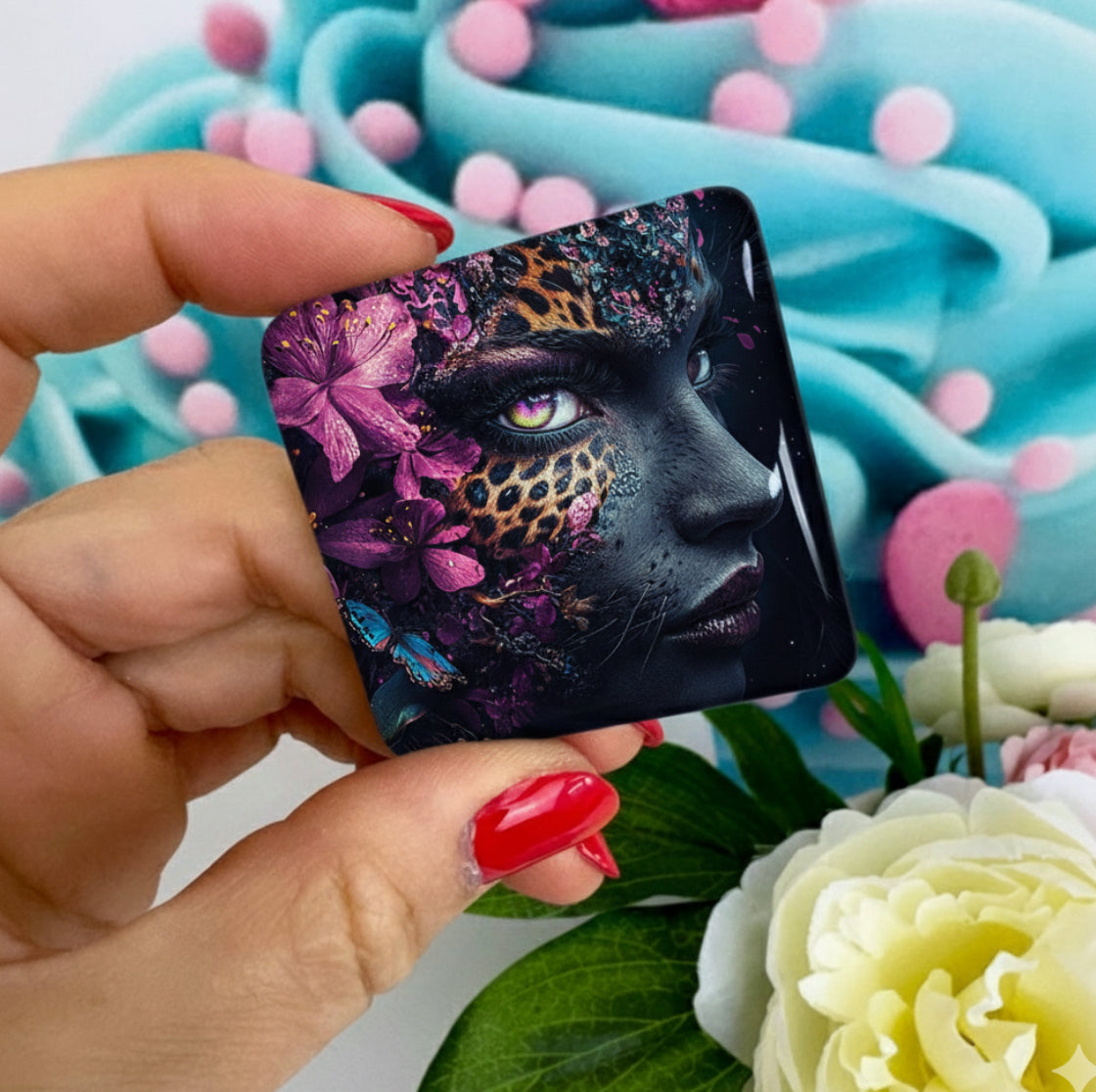 Diamond Painting Cover Minder Lady "Blüte der Nacht" (CM)