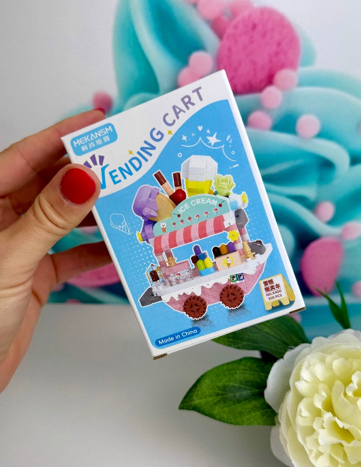 Mini Building Blocks - "Eiswagen & Foodtrucks" - Klemmbausteine (6Sets)