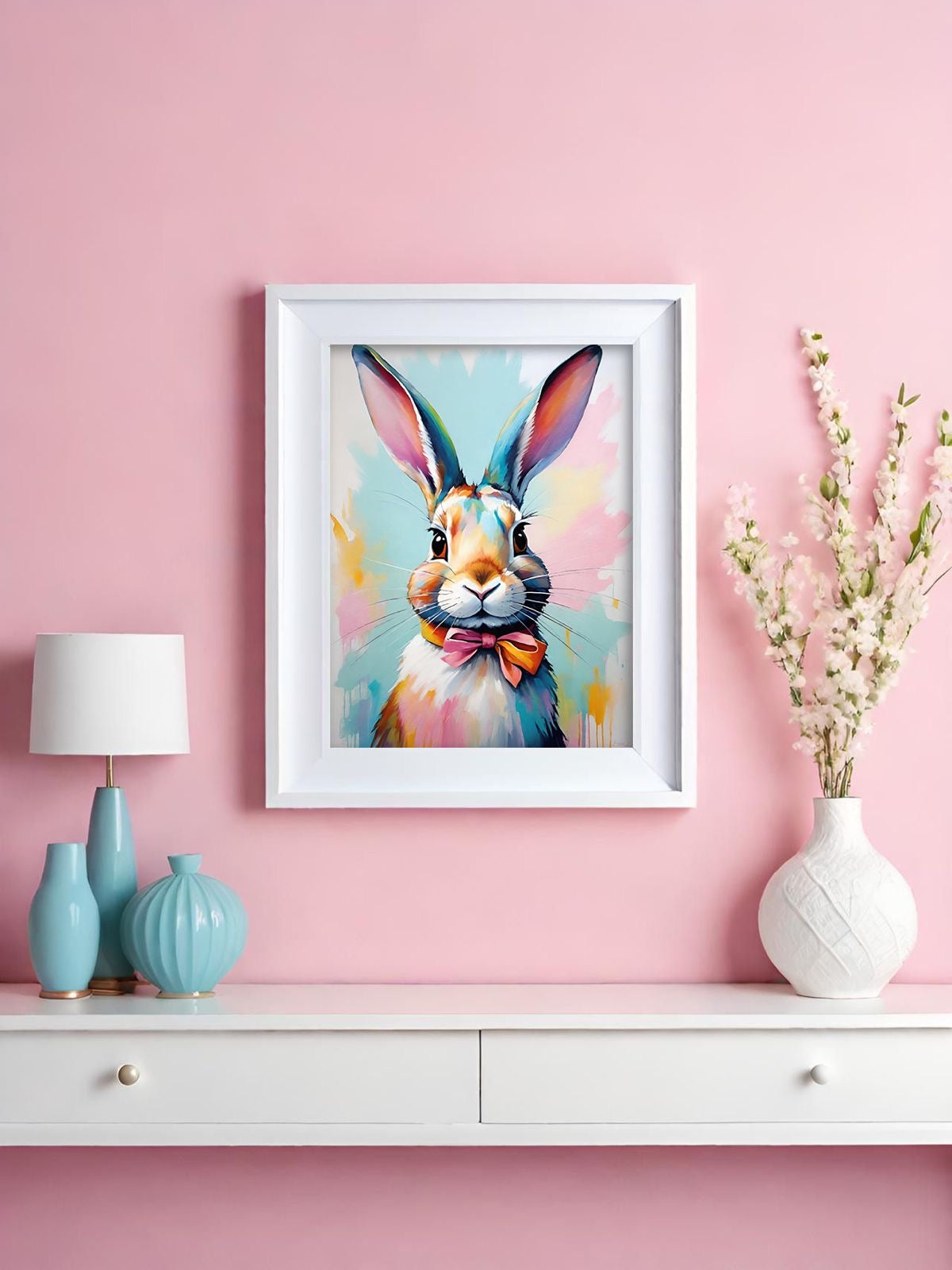 Diamond Painting TiniSchnickschnack Mini Bild "Häschen" 15x20cm (Full Feenstaub) TSS-783