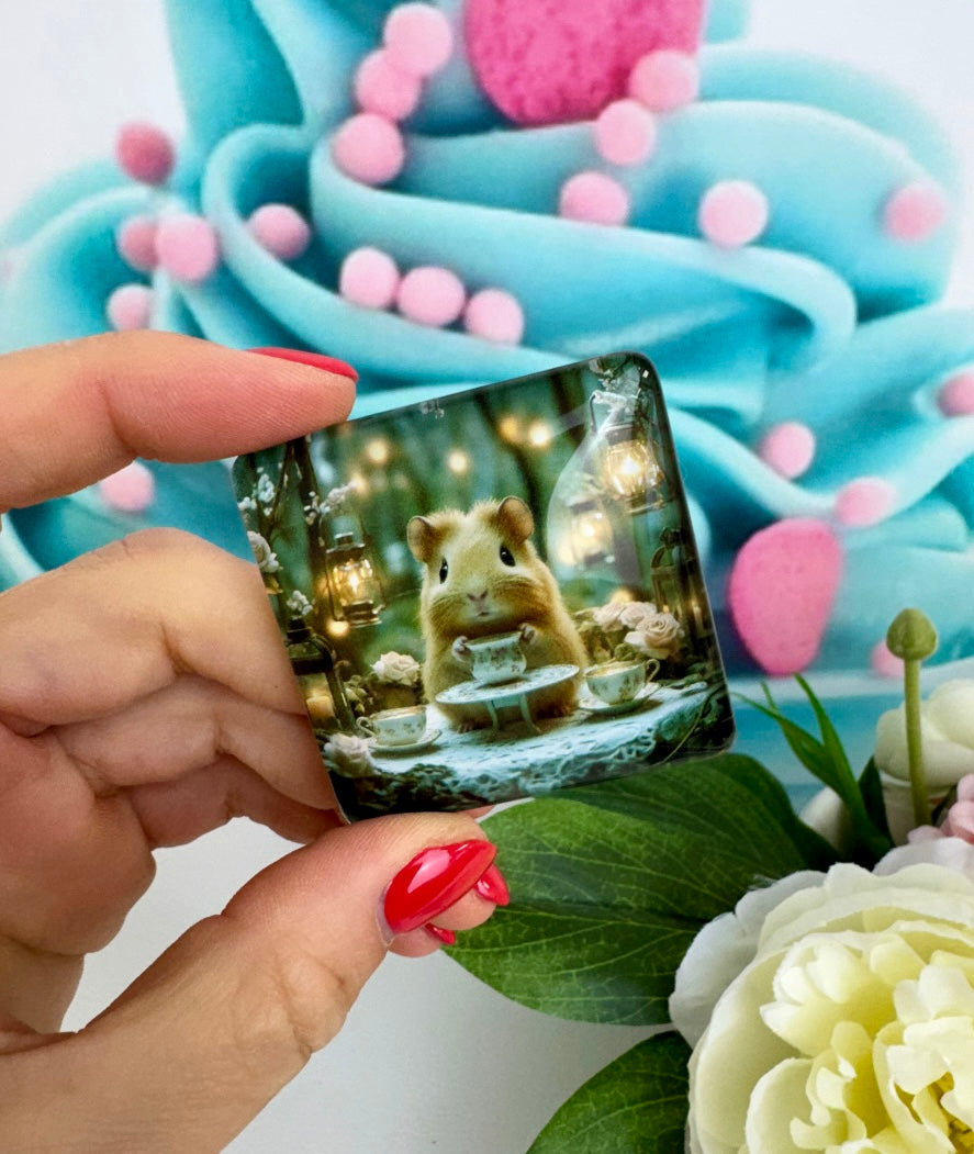 Diamond Painting Cover Minder "Henrys Teatime" (CM)