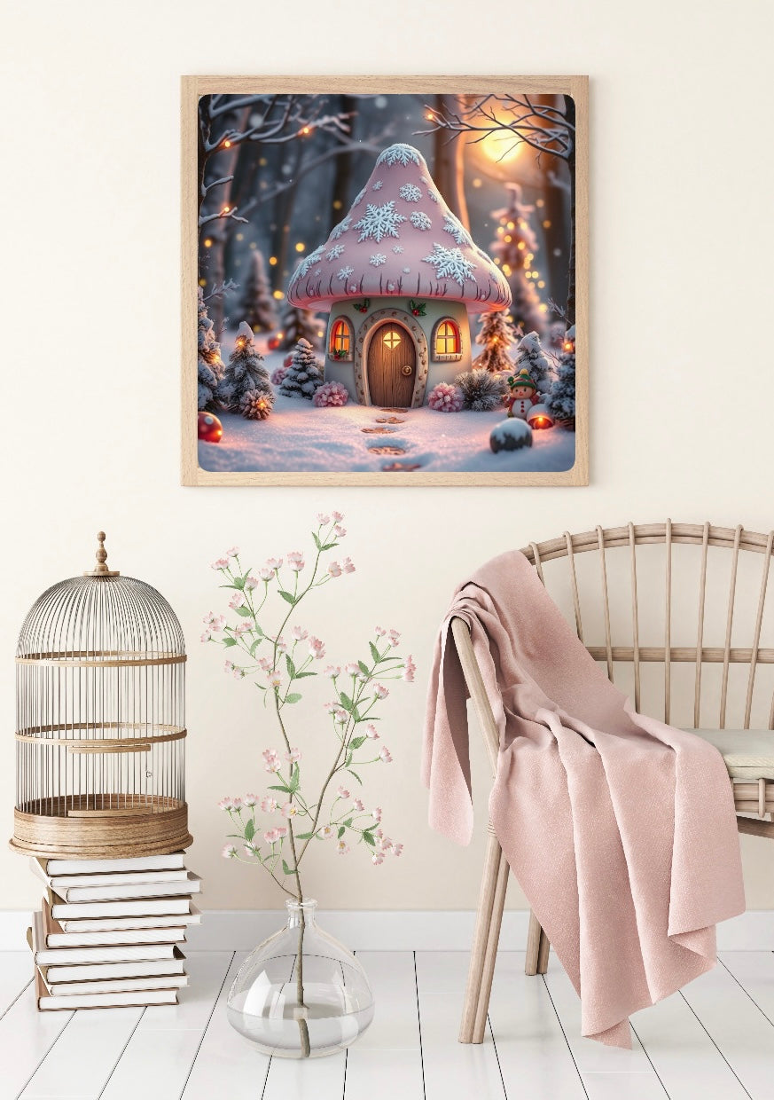 Diamond Painting Bild "Lichter im Winterwald" von TiniSchnickschnack 50x50cm (inkl. Feenstaub) TSS-680