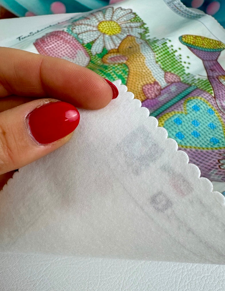 Diamond Painting Bild: "Blumengrüße" 30x30cm (Teilbild)