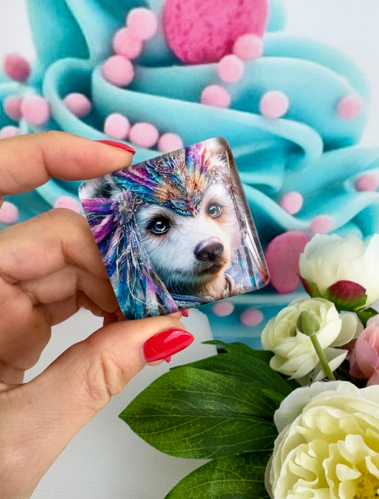 Diamond Painting Cover Minder „White Bear" (CM)