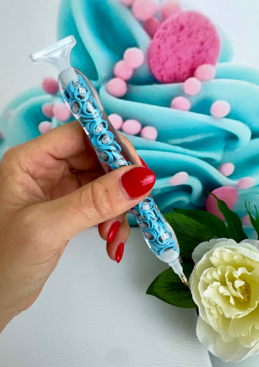 Diamond Painting Pummeleinhorn Harz Ergo-Stift "Grummeleinhorn" (blau)