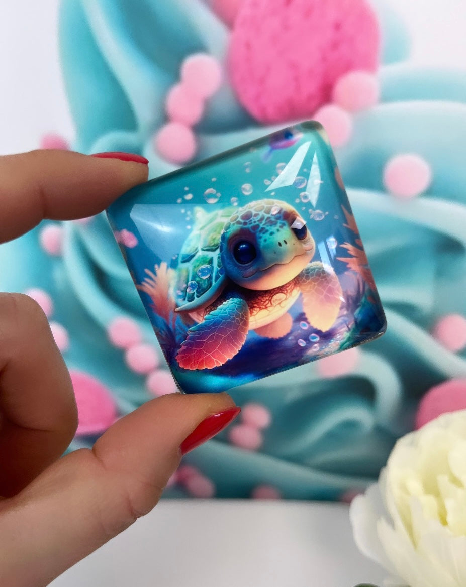 Diamond Painting Cover Minder Schildkröte "Babsi" (CM)