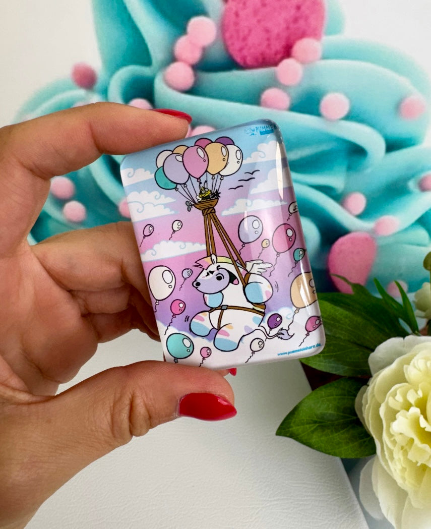 Diamond Painting Cover Minder "Zebrasus Ballonzauber" (CM)