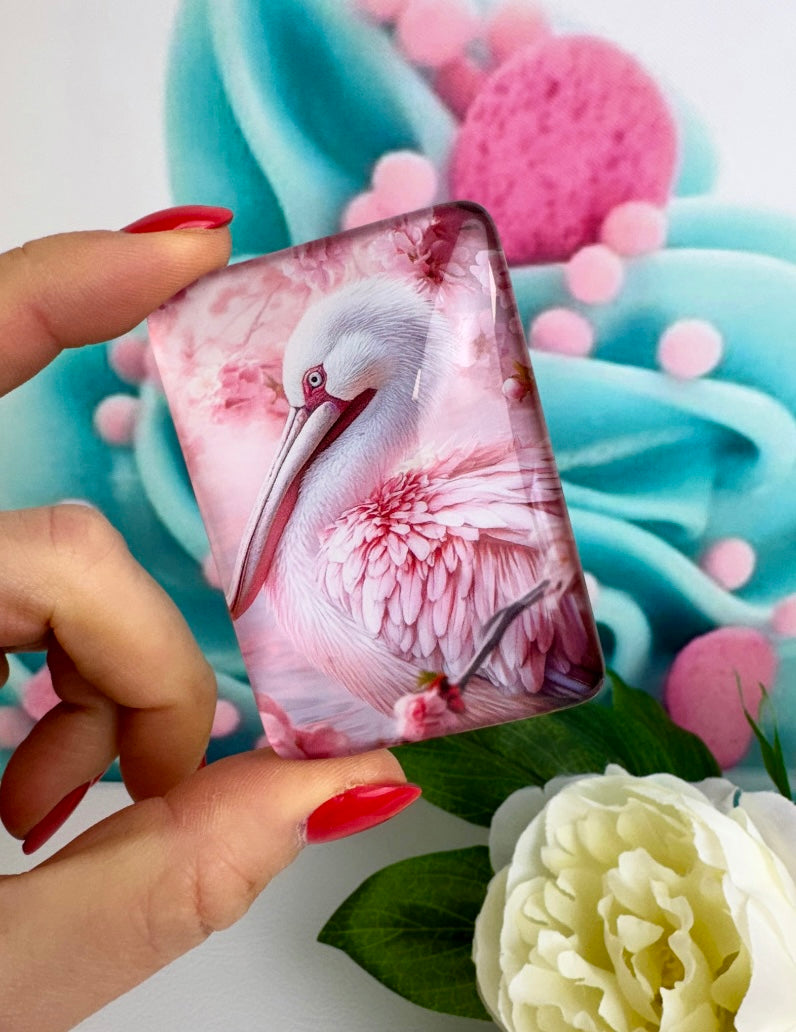 Diamond Painting Cover Minder "Pinky Pelikan" (CM)