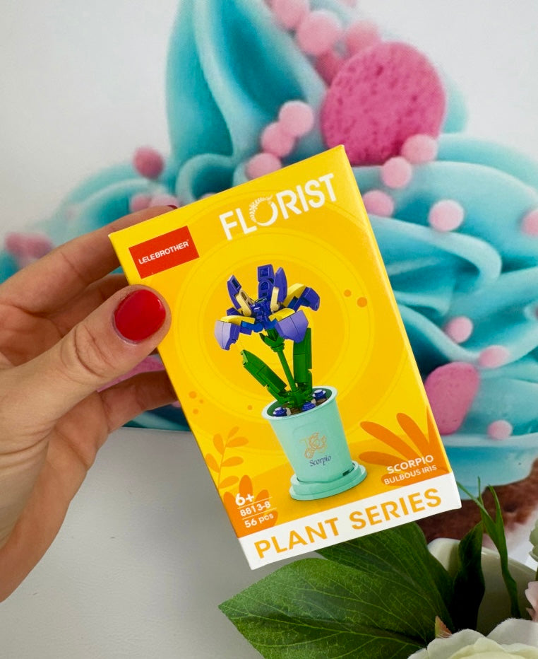 Mini Building Blocks Bundle - "Fancy Flowers" - Klemmbausteine (12Sets) KB8813