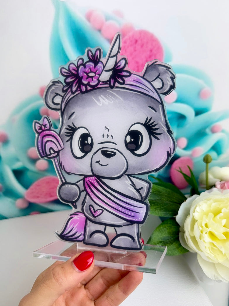 Diamond Painting Aufsteller Schnubbi "Bärchen" 15x20cm