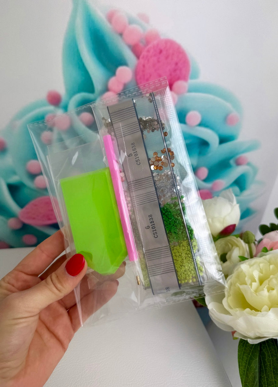 Diamond Painting Frühlingsaufsteller "Zwerg Pius" 18x20cm (AH538)